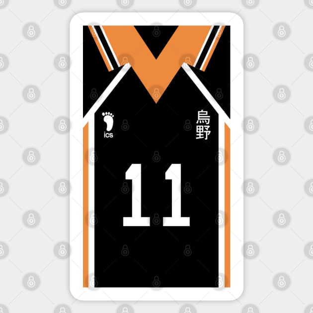 Tsukishima Kei Jersey Sticker by CutieFox